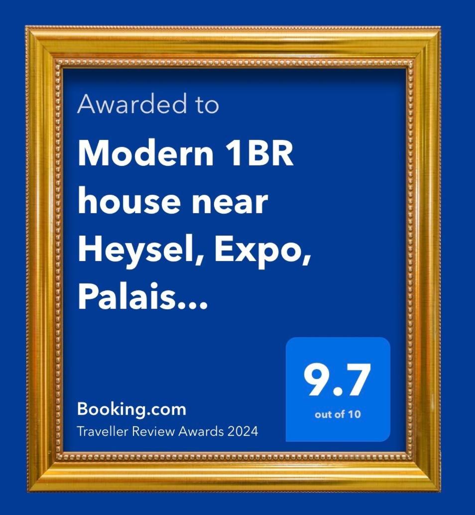 Modern 1Br House Near Heysel, Expo, Palais 12, Atomium, Uzvub Et Stade Roi Baudouin Lejlighed Wemmel Eksteriør billede